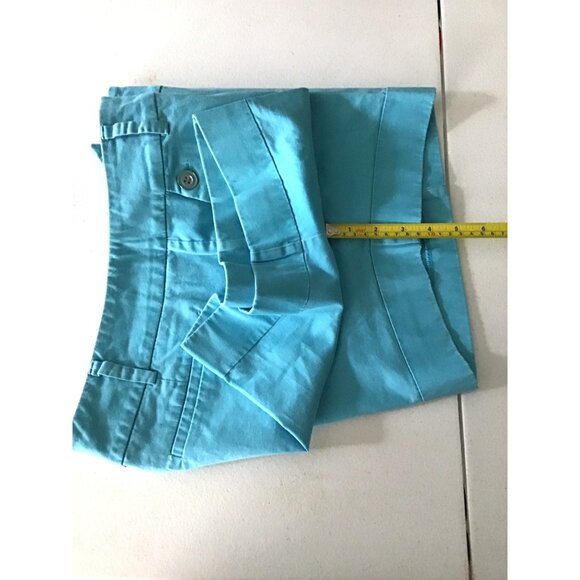 7TH AVENUE- WOMENS BLUE POCKETS SHORTS SIZE 10 - Picture 7 of 7